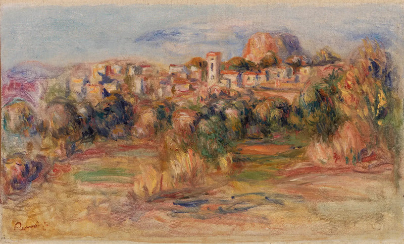 Maisema, La Gaude (Maisema, La Gaude) - Pierre-Auguste Renoir