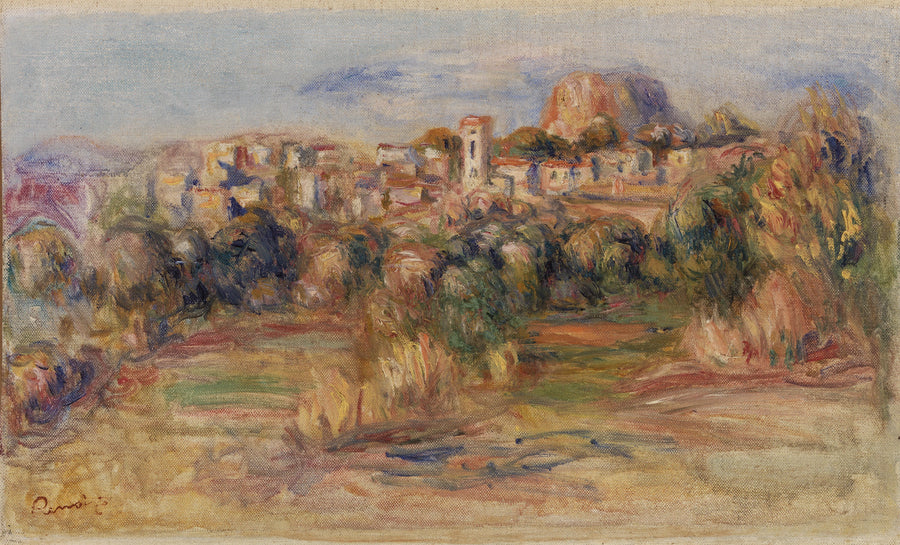 Maisema, La Gaude (Maisema, La Gaude) - Pierre-Auguste Renoir