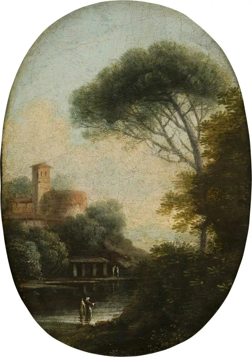 Vesistömaisema metsäinen - Claude Lorrain