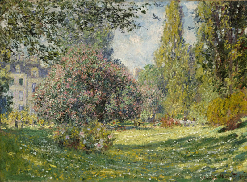 Maisema: Parc Monceau - Claude Monet
