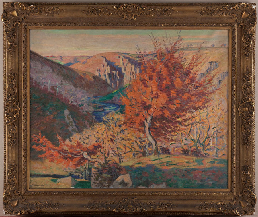 Maisema, Fileuse-kallio - Armand Guillaumin