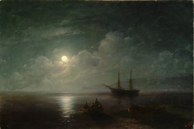 Merimaisema täysikuulla - Ivan Aïvazovski