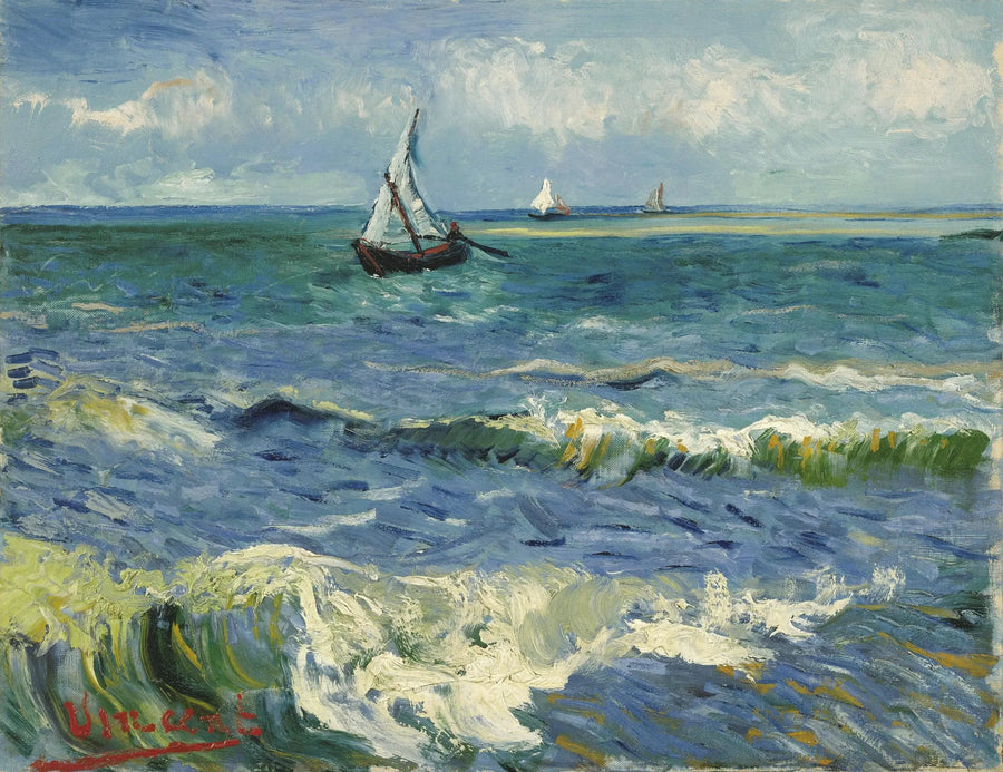Merimaisema lähellä Saintes-Maries-de-la-Mer - Vincent van Gogh