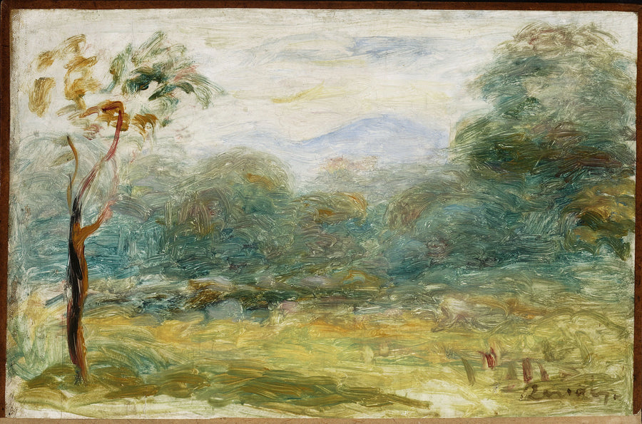 Etelän maisema (Cagnes). - Pierre-Auguste Renoir