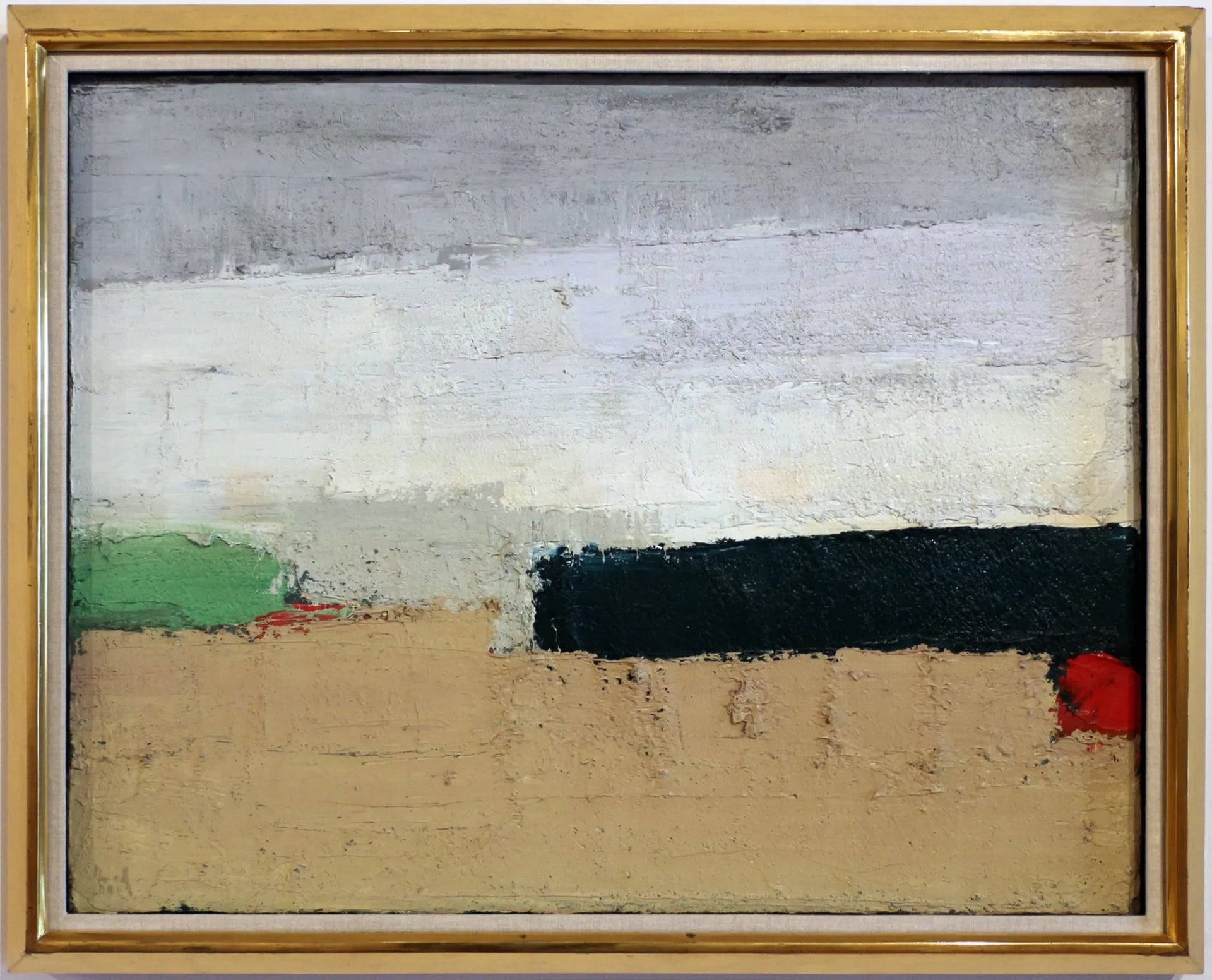 Paysage - Nicolas de Staël image 1 copie peinte à la main à l’huile