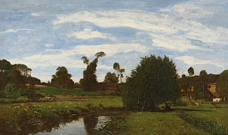 Normand maisema - Eugène Boudin