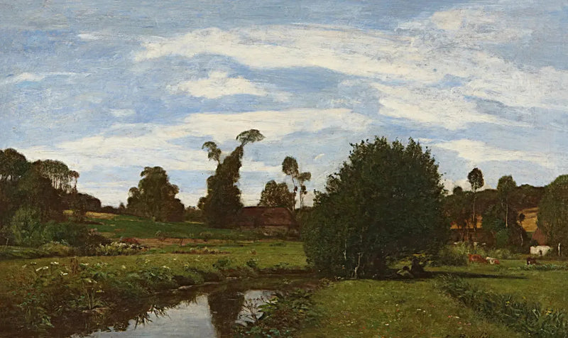 Normand maisema - Eugène Boudin