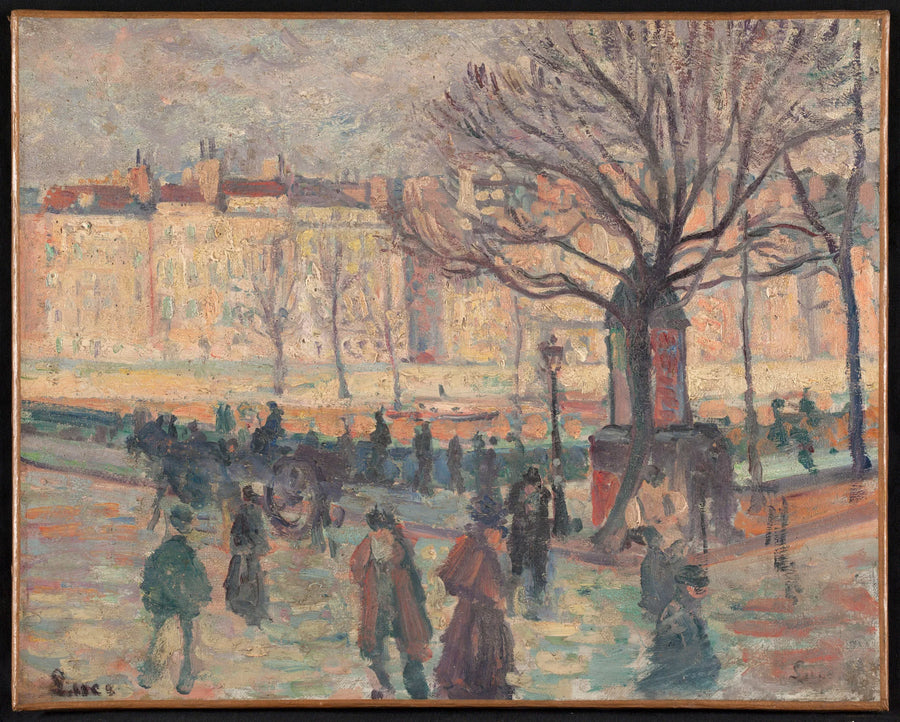 Pariisilainen maisema. Seine-joen rannat - Maximilien Luce