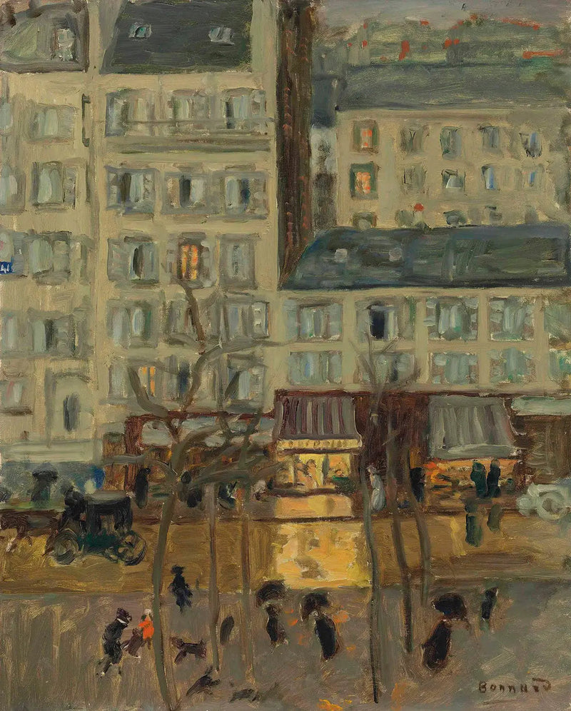 Pariisilainen maisema - Pierre Bonnard