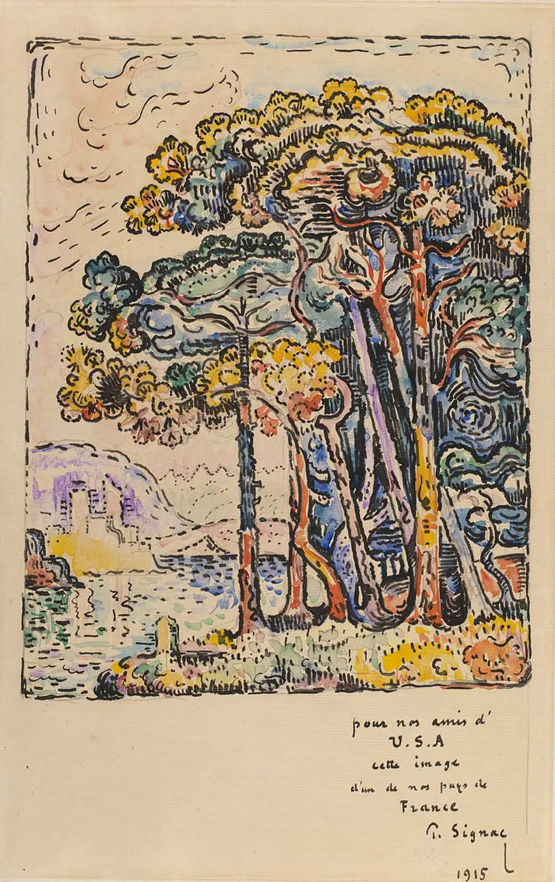 Maisema - Paul Signac