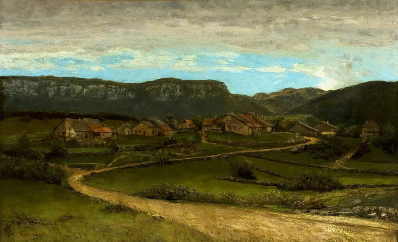 Maisema lähellä Ornansia. - Gustave Courbet