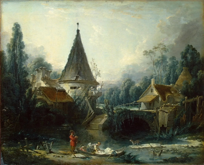 Maisema lähellä Beauvaisia - François Boucher