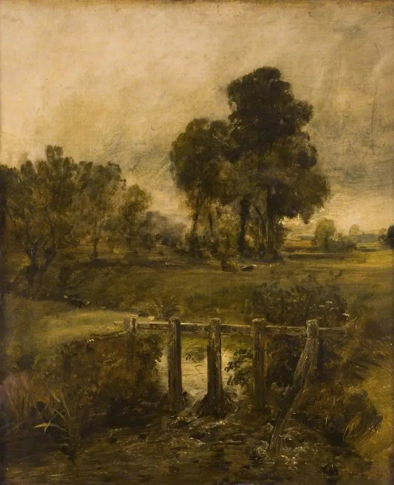 Maisema Dedhamin lähellä - John Constable