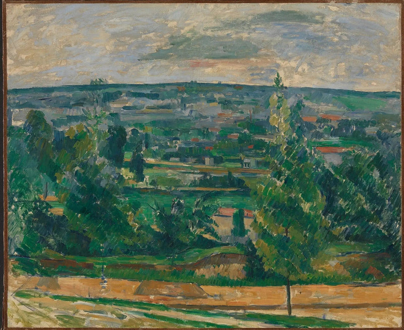 Maisema lähellä Melunia - Paul Cézanne