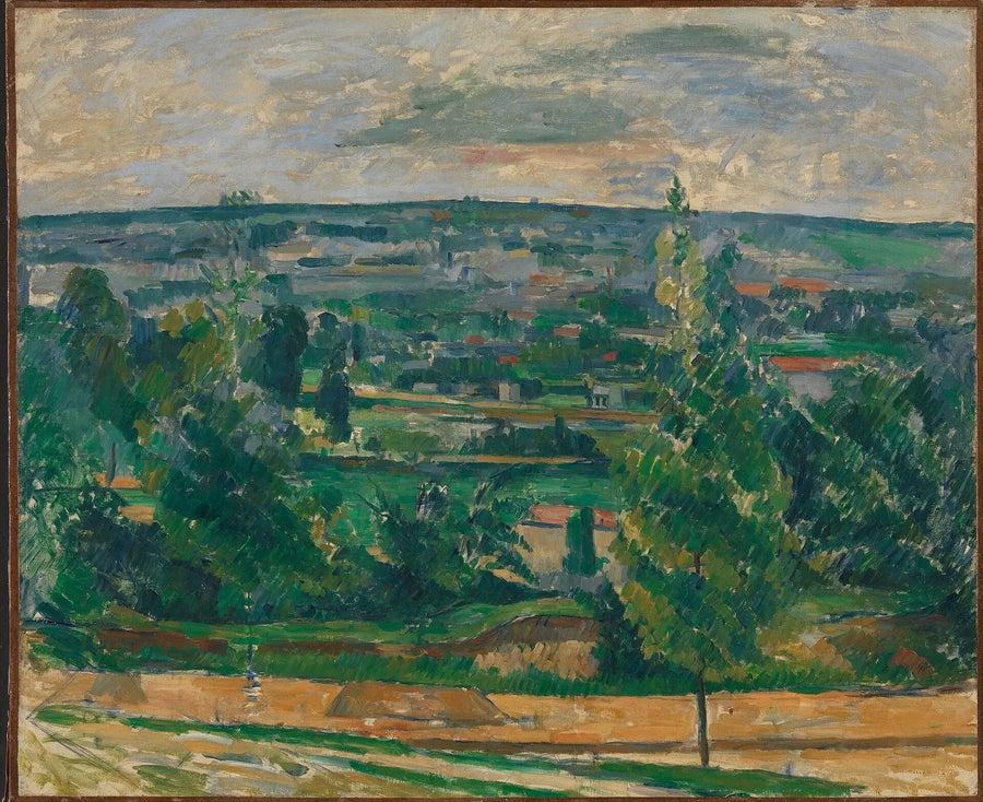 Maisema lähellä Melunia - Paul Cézanne