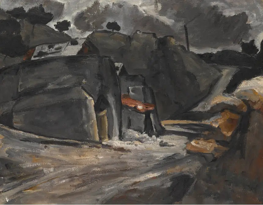 Provencelainen maisema (Kalliot l'Estaquessa) - Paul Cézanne
