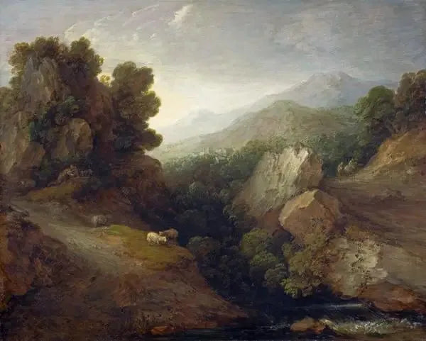 Kallioinen maisema - Thomas Gainsborough