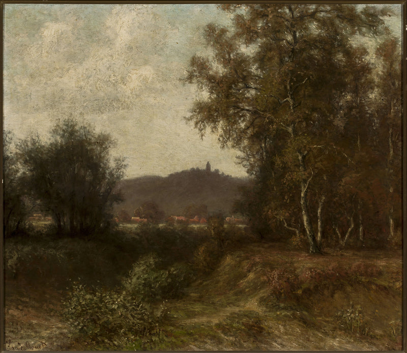 Maaseutumaisema puineen, Claude Monetin jälkeen - 1882