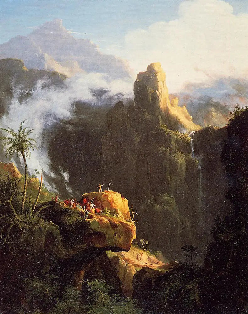 Maisema: Pyhä Johannes luonnossa - Thomas Cole