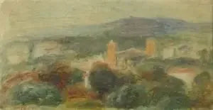 Maisema, Saint-Paul de Vence - Pierre-Auguste Renoir