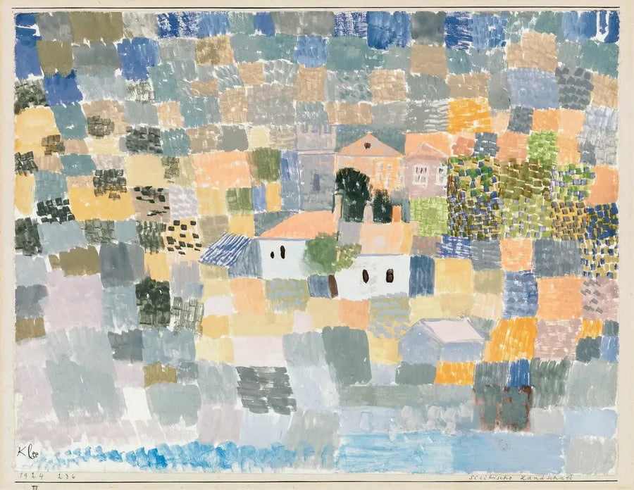 Sicilian maisema (Sicilische Landschaft) - Paul Klee