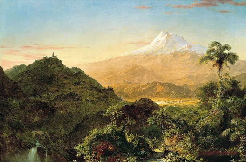 Etelä-Amerikan maisema - Frederic Edwin Church