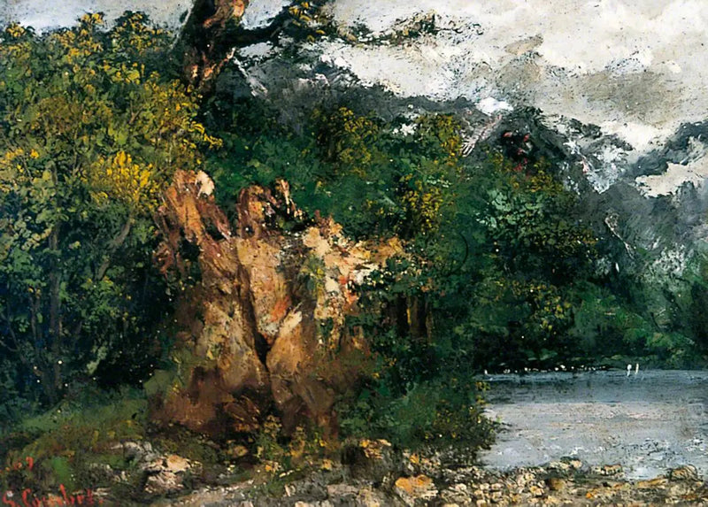 Sveitsiläinen maisema - Gustave Courbet