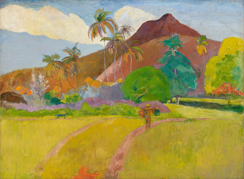 Tahitilainen maisema - Paul Gauguin