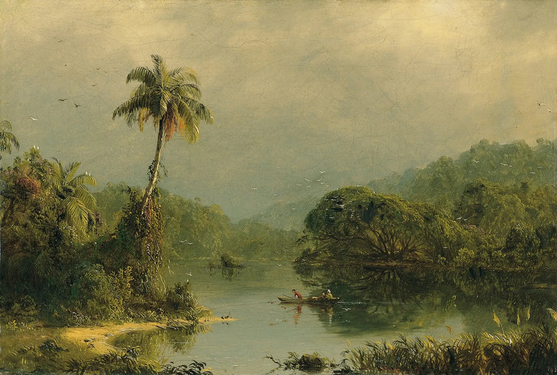 Trooppinen maisema - Frederic Edwin Church