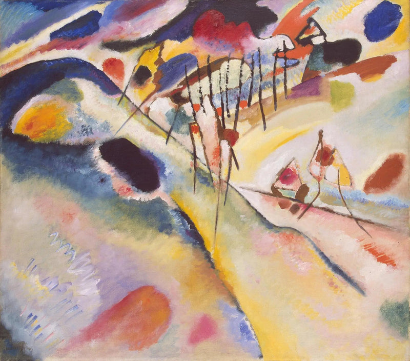 Maisema - Vassily Kandinsky
