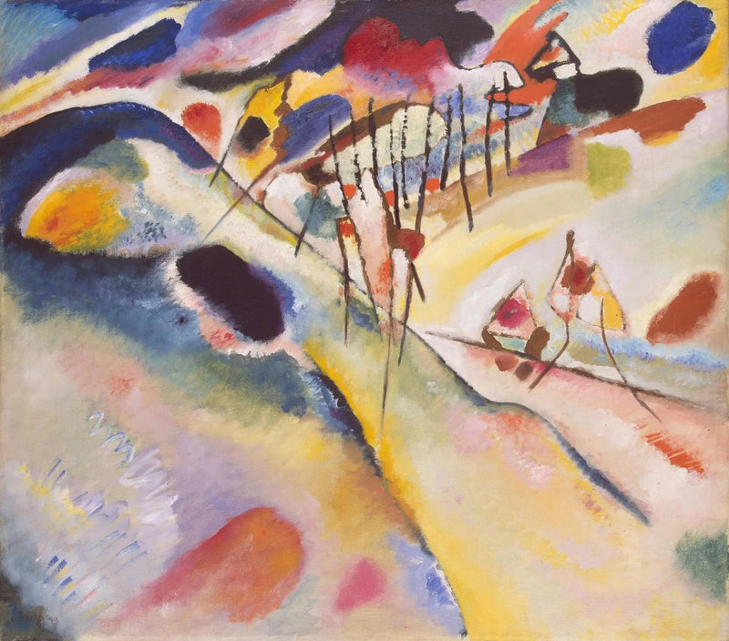 Maisema - Vassily Kandinsky