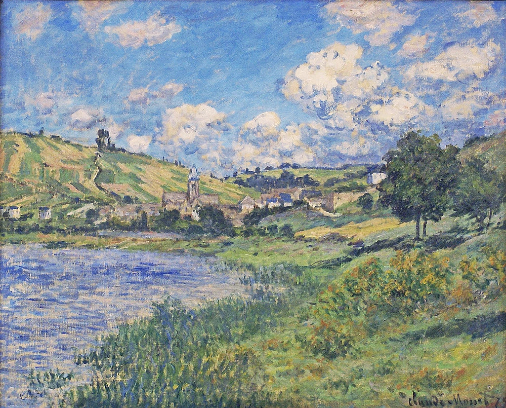 Paysage, Vétheuil W526 par Claude Monet, musée d’Orsay