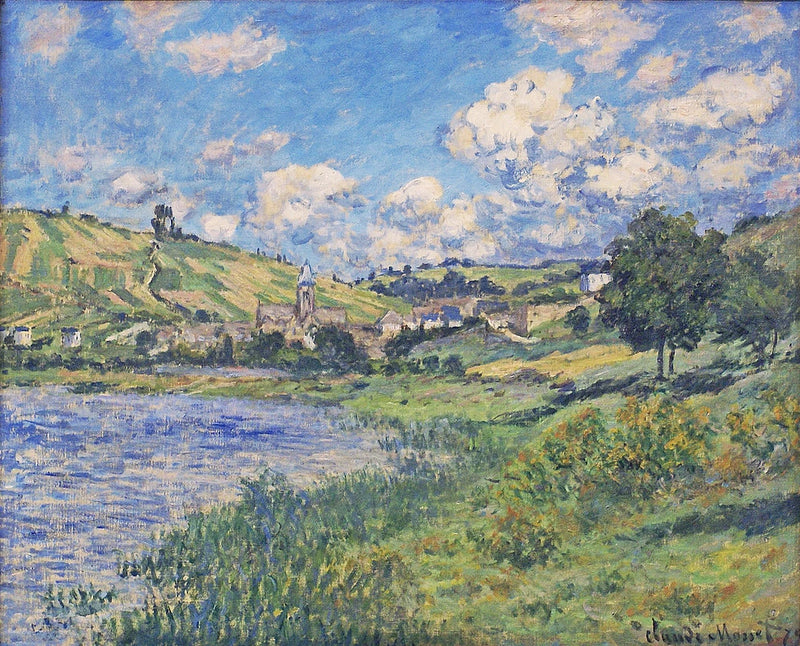 Maisema. Vétheuil W526 - Claude Monet
