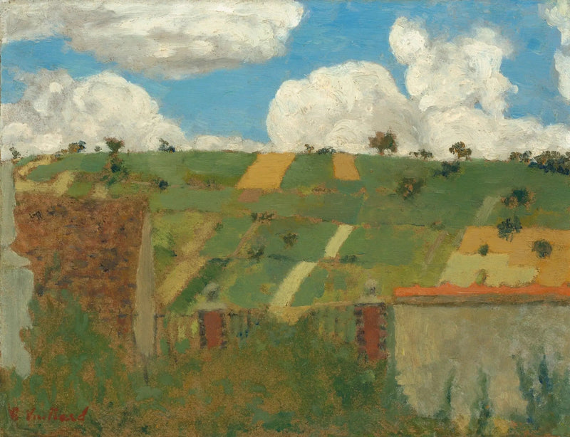 Maisemakuva, Villeneuve-sur-Yonne - Édouard Vuillard