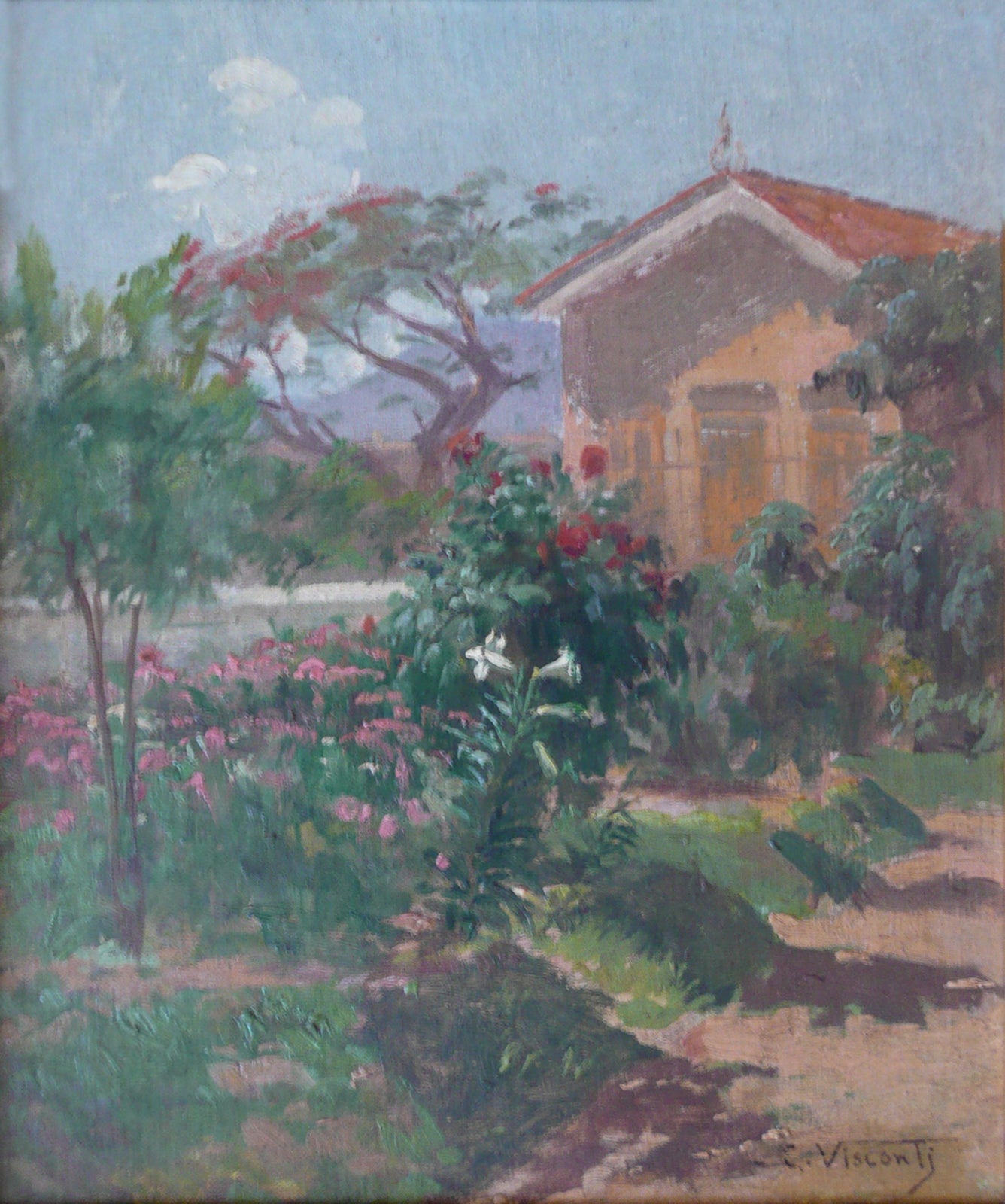 Paysagem com casa - Eliseu Visconti image 1 tableau peint à l’huile sur toile
