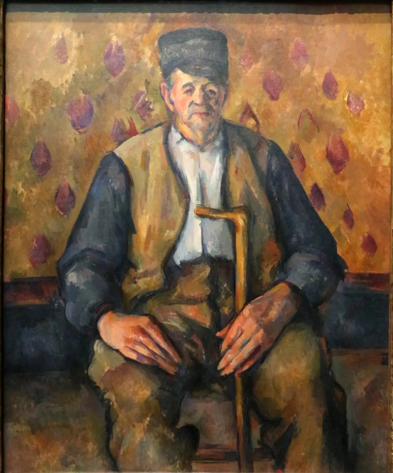 Istuva maanviljelijä - Paul Cézanne