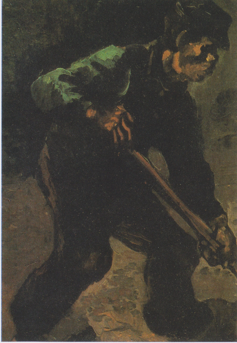 Maanviljelijä kaivamassa - Vincent van Gogh