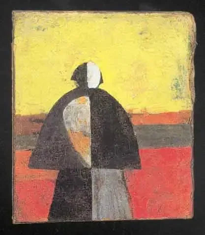 Maatilalainen pelloilla - Kazimir Malevich