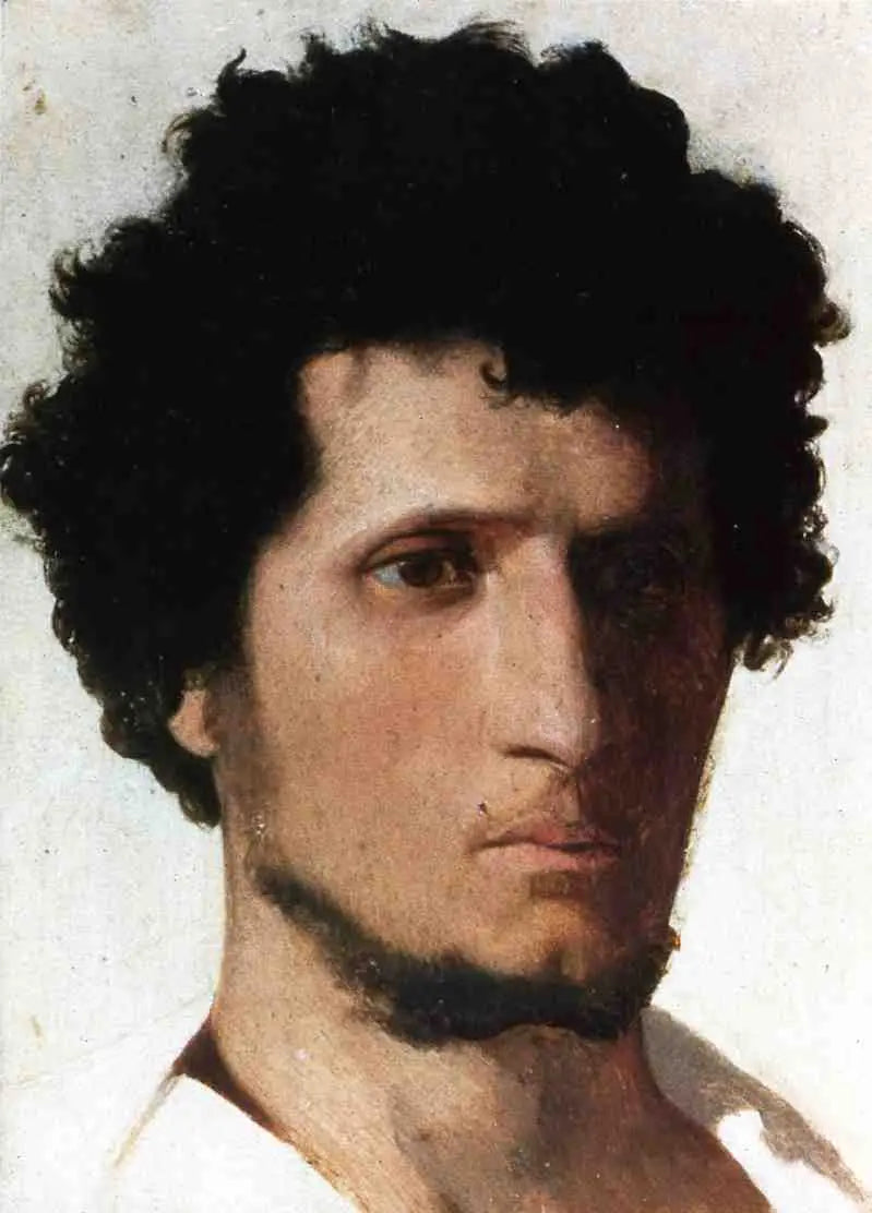 Roomalaisen maaseudun talonpoika, edestä - Jean-Léon Gérôme