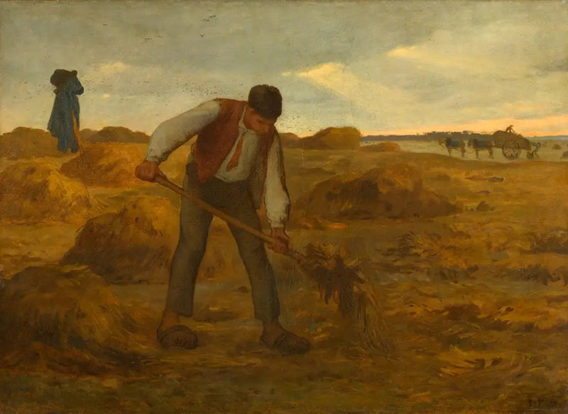 Maanviljelijä lannoittamassa lantaa - Jean-François Millet