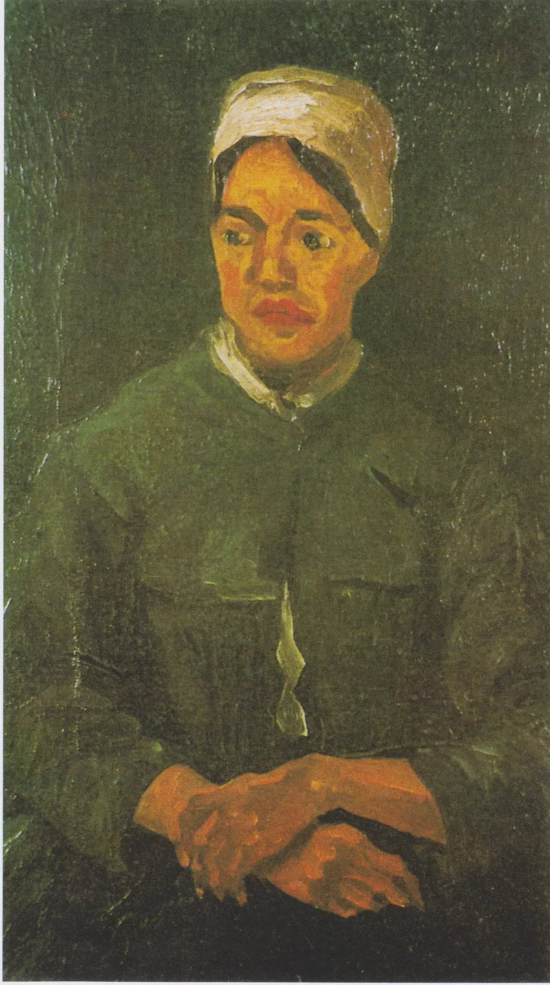 Maalaisnainen, istuva (puolikas) - Vincent van Gogh
