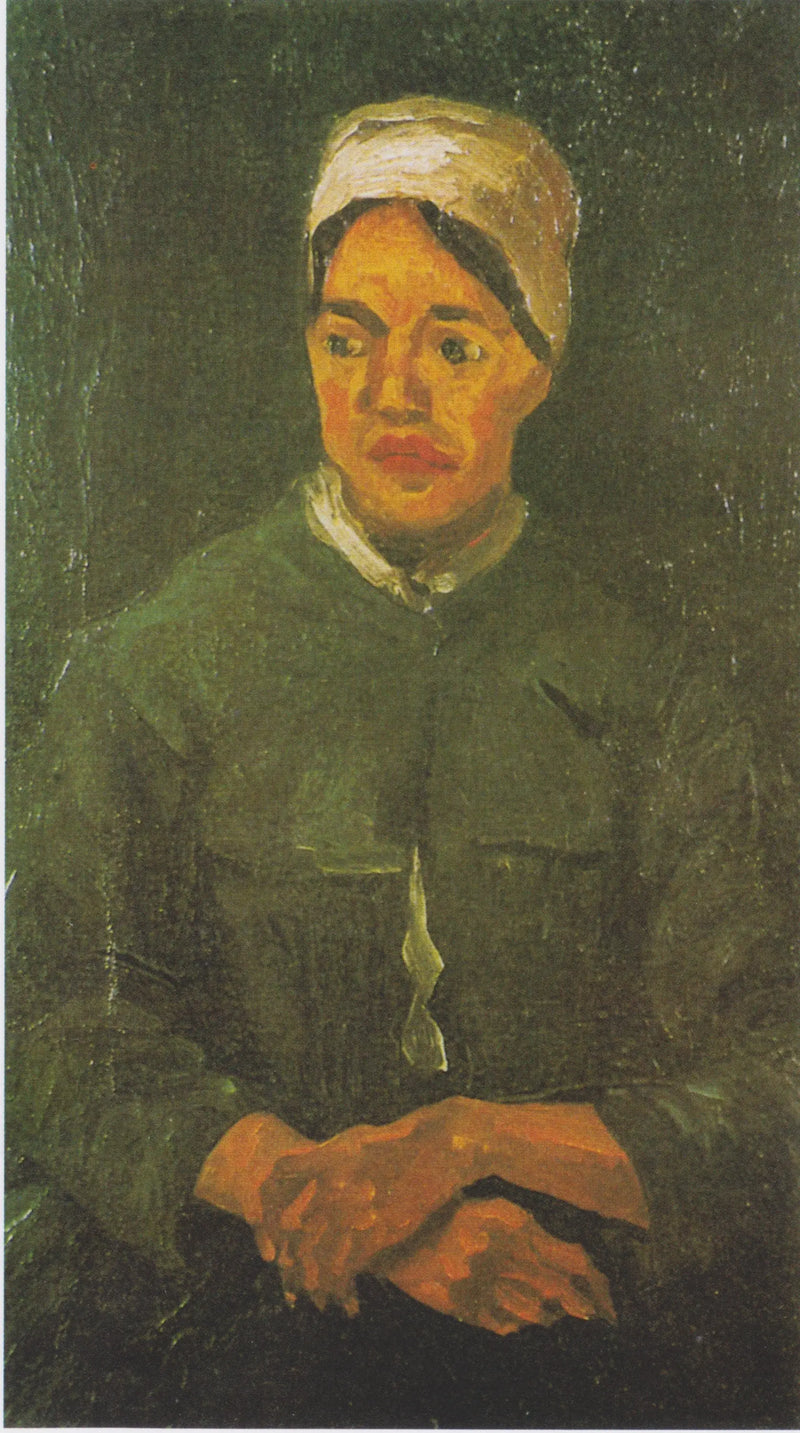 Maalaisnainen, istuva (puolikas) - Vincent van Gogh