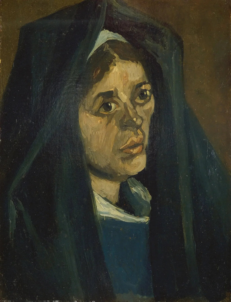 Maalaisnainen vihreässä huivissa - Vincent van Gogh