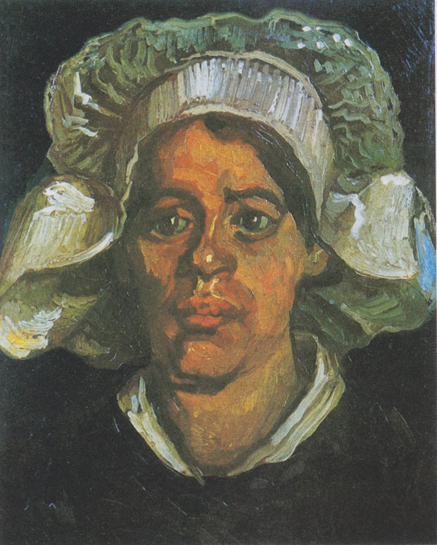 Valkohattupäinen maatyöläinen - Vincent van Gogh