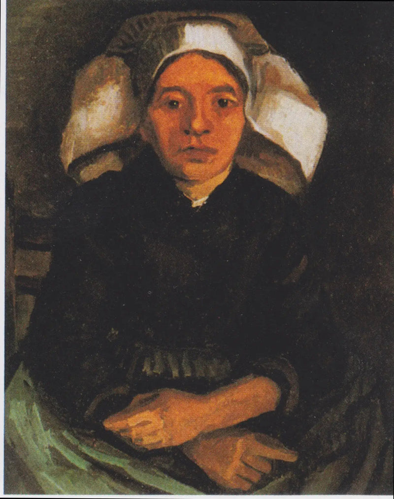 Maalaisnainen, puolikuvassa, istuva - Vincent van Gogh