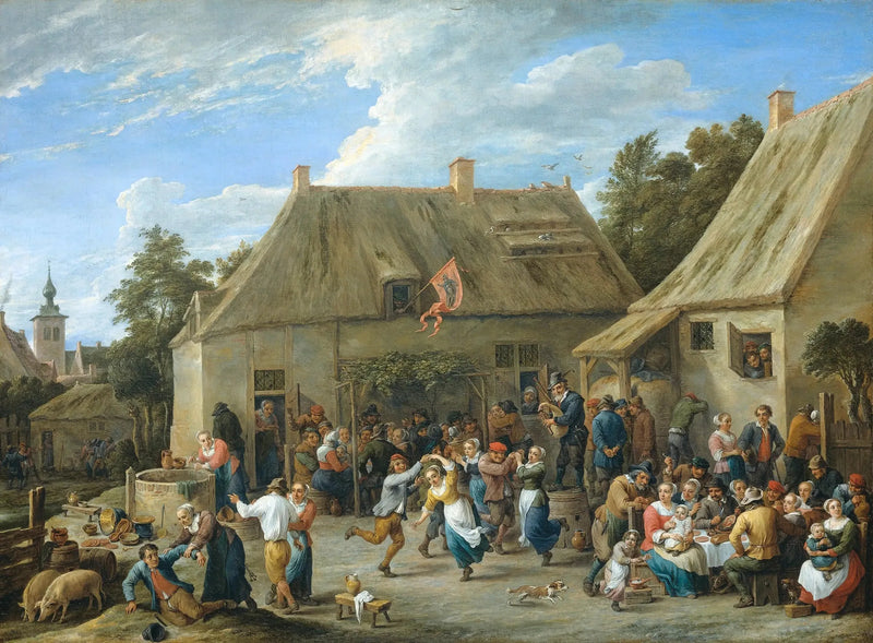 Paysanne Kermesse - David Teniers nuorempi