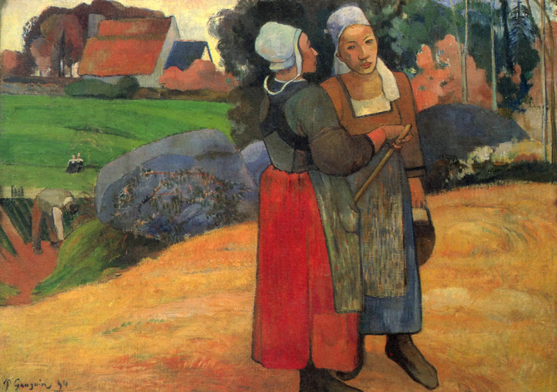 Bretagnalaiset maatyöläiset - Paul Gauguin