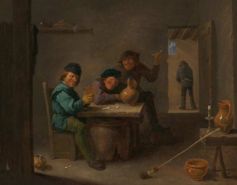 Maanviljelijät kapakassa - David Teniers nuorempi