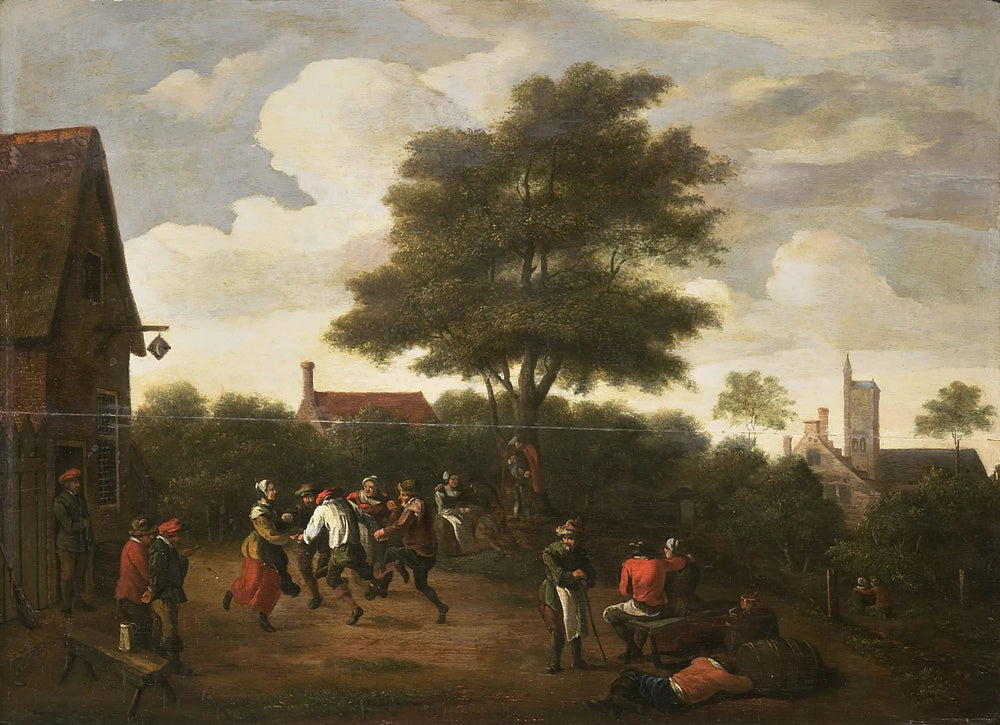 Paysans dansant - David Teniers le Jeune - Alpha Reproduction