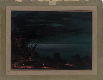 Lohenkalastus harppuunalla - Ottawa - George Catlin
